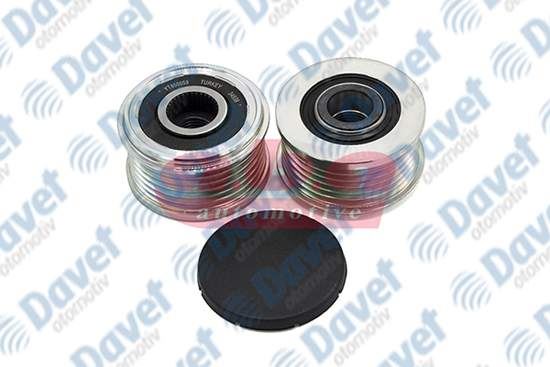 ABA 25850059 Alternator Kasnagi [Rulmanli] Partner P206 P307 P308 1.6hdi C2 C3 C3 Picasso Berlingo Ii Dv6 [1.6hdi 16v] [Ina Tip] [59*54.2*33.65]  ####